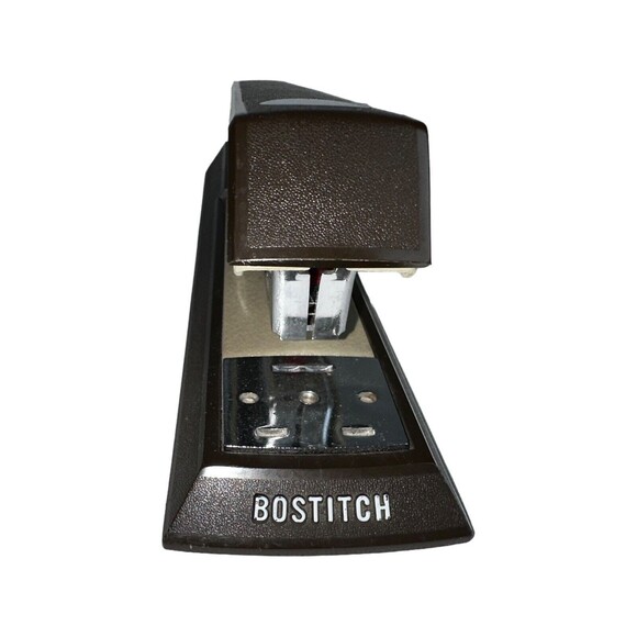 Vintage Bostitch Model B III 3 Stapler Made in USA (Brown) Office Work W Staples - Picture 7 of 13